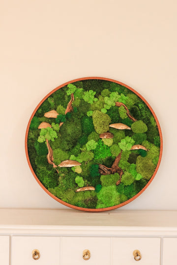The Art of Preserving Moss for Wall Art