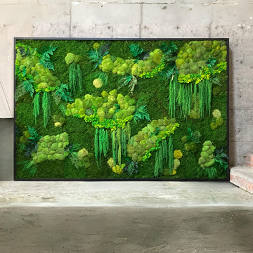 Large Moss Wall Art: The Hanging Gardens.