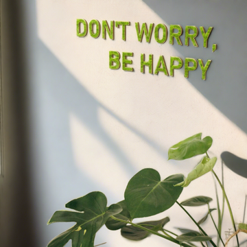 Moss Wall Lettering