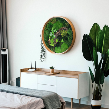 Sage & Twine Blog post about Enriching Your Space with Moss Wall Art: Unique and Inspiring Ideas