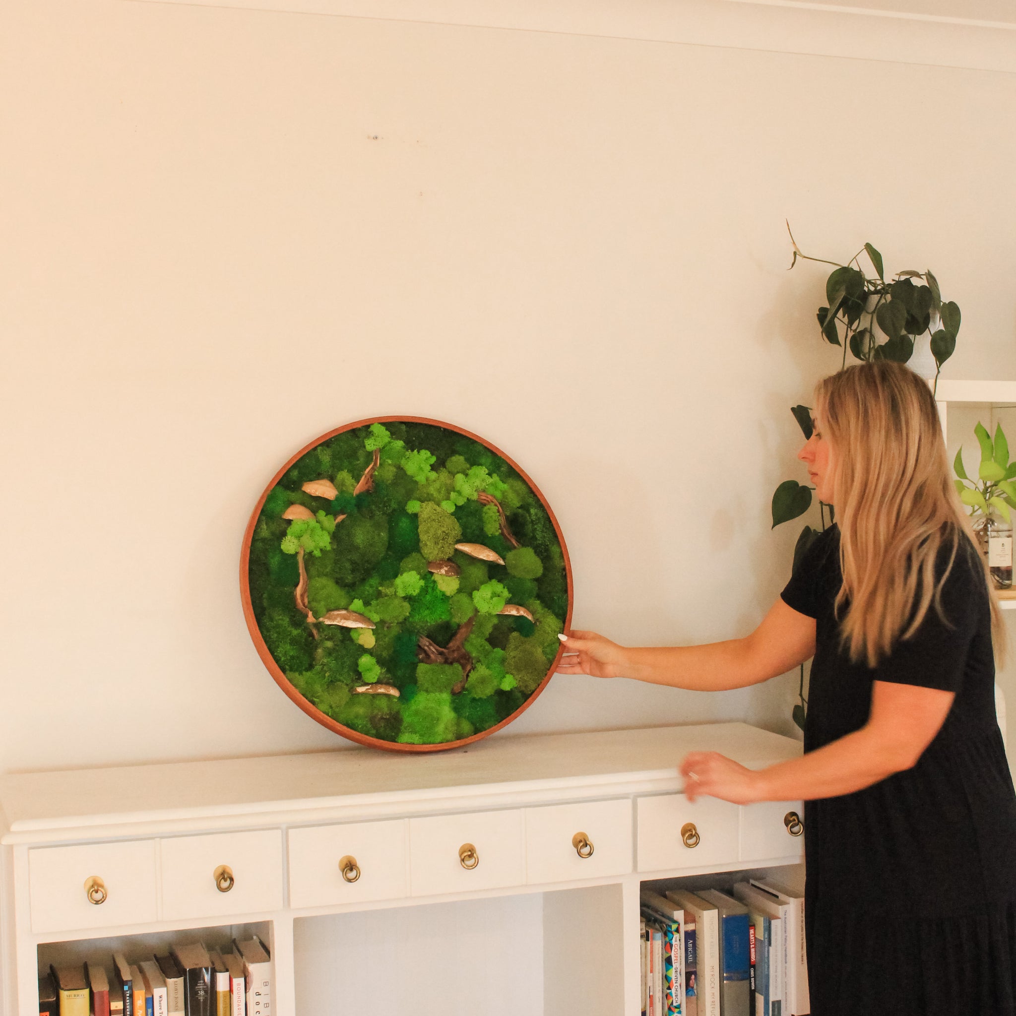 The Aromatic World of Moss Wall Art