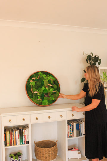 The Aromatic World of Moss Wall Art